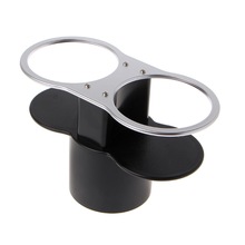 Porte-gobelet/porte-boissons Double trou pour voiture, support universel pour automobile, noir