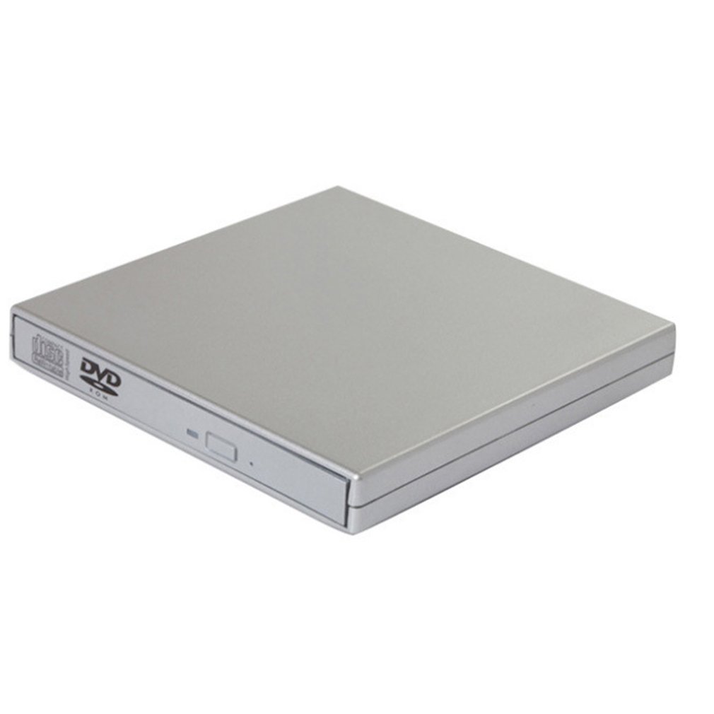 USB External CD-RW Burner DVD/CD Reader Player Optical Drive for Laptop Computer: white