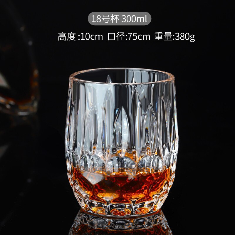 Glass Bar Hotel Home whisky beer glass wine Crystal Wine Glass Wine Set good Multiple styles can be selected: G