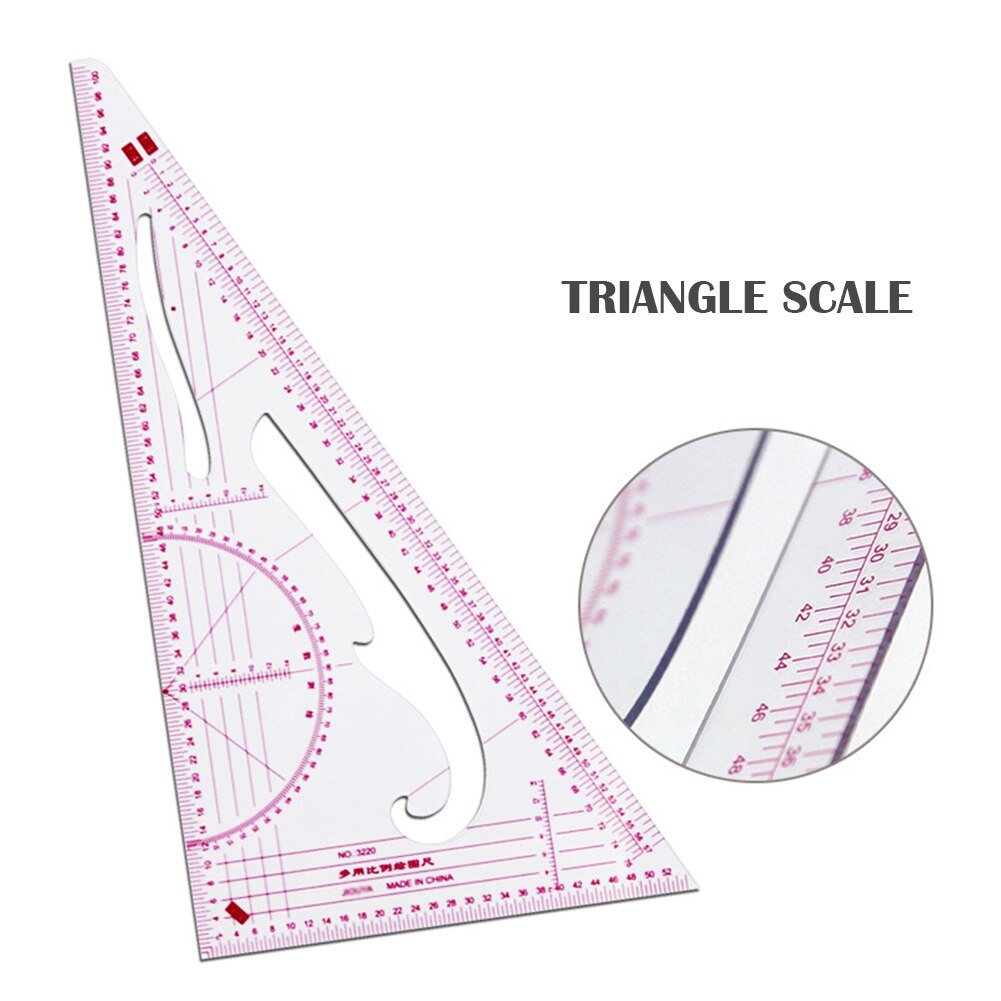 4pcs Patchwork Tailor Measuring Ruler Craft Garment Clothes Sewing Cutting Ruler Portable Measure Accurately Tools