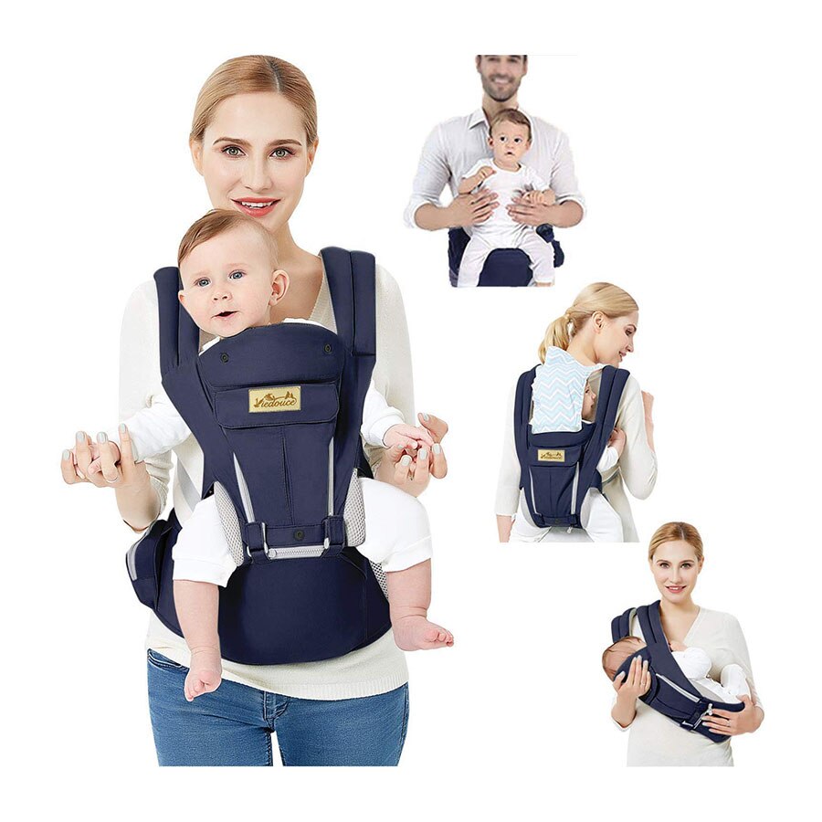 Viedouce-porte-bébé ergonomique face avant pour bébé, siège hanche, tabouret taille, poupée de bébé, porte-plaques pour nourrissons: BC01-DBU