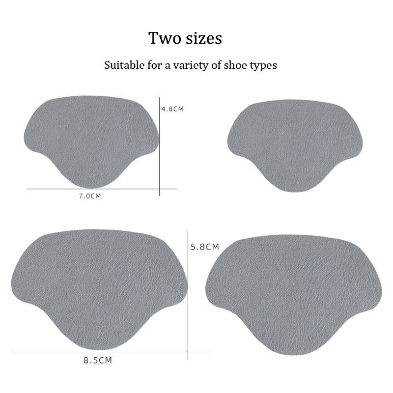 Plantillas con parche para zapatos deportivos, almohadillas antidesgaste para pies, plantilla protectora para el talón, pegatina trasera, tamaño ajustable, 4 Uds.