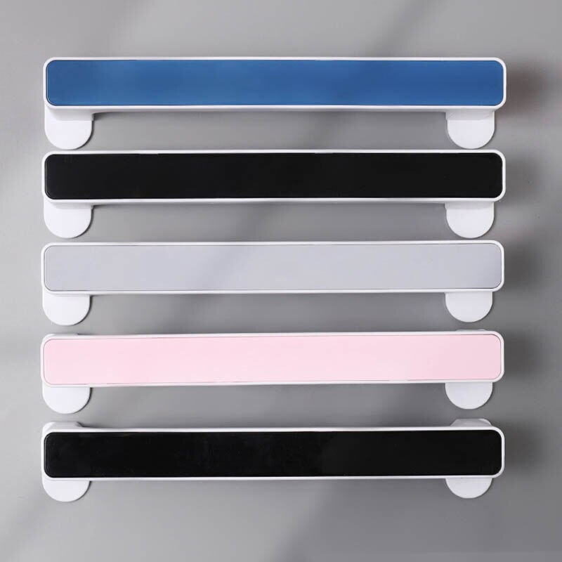 Soporte de toalla adhesiva para baño, colgador de toallas montado en la pared, estante de barra de toalla para baño, gancho colgante, organizador de baño