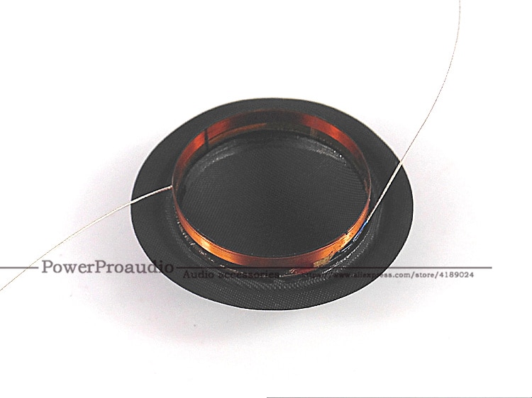 Tweeter de cúpula de 1 pulgada, bobina de voz, diafragma de seda negra, Universal, 25,5 núcleos, cables laterales, altavoz de agudos, reparación de 4ohm o 8Ohm, 2 uds.