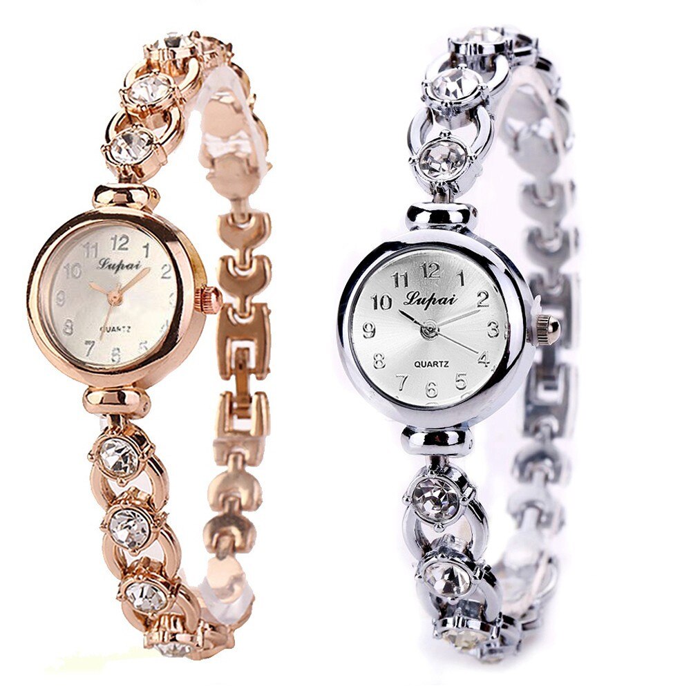 Alle Diamond Kleine Dameshorloge Zilver Mesh Riem Polshorloge Reloj Mujer Montre Femme Vrouwen Horloges Zegarek Damski Часы женские