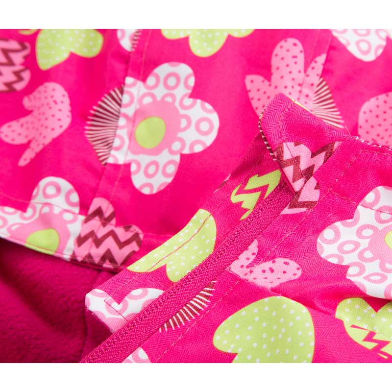 Spring Windbreaker for Girls Jacket Pink Fleece Trench Coat Children Outwear Cardigan Jacket Cloak Raincoats Clothing