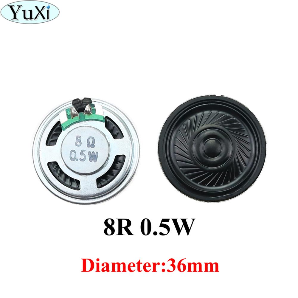 Yuxi 0.5W 8R Luidspreker 36Mm 8 Ohm 5W Mini Ronde Luidspreker Diameter Dikte 4.8Mm Kleine Hoorn deurbel Speaker 8Ohm Voor Arduino