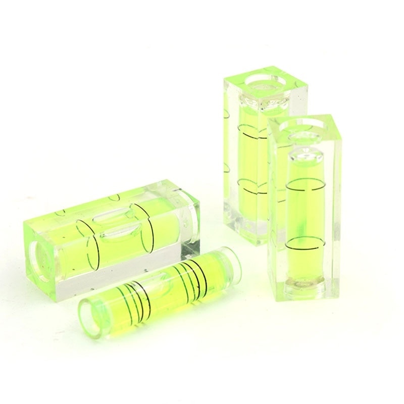 5pcs Multifunctional Mini Bubble Level Woodworking Wooden Horizontal Bubble Mini Level Feet Foot Slope Measuring Tools