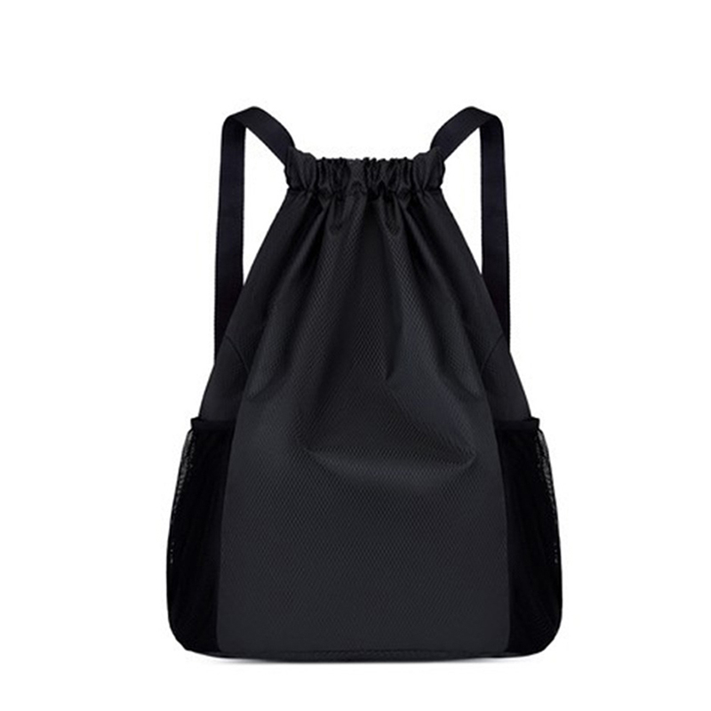 Zaini Donna Uomo Borsa con coulisse tascabile di grande capacità per borse da viaggio in tinta unita con zaino sportivo casual unisex: 16 pollici / Blu