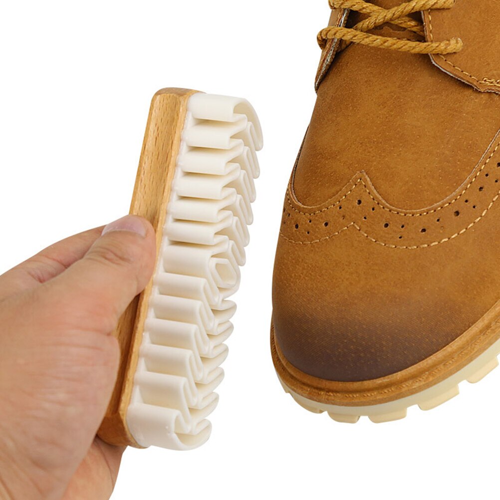 3 st skorengöringssats borstar polerande man nubuck mocka pu skor stövlar skötsel borste skor rengöringsmedel calzador de zapatos