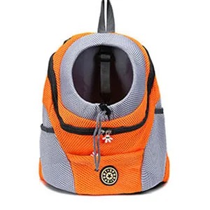 Hondendraagtas Rugzak Puppy Carrier Front Pack voor kleine middelgrote honden Kat Reisrugzak Ademende hondendraagtas: M / YELLOW