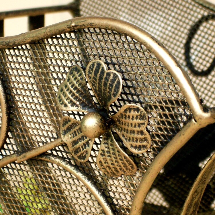 Retro smeedijzeren wijnrek, europees, driewielig, drijvende wijnrek, fietsrek, desktop opbergrek, thuisbar accessoires