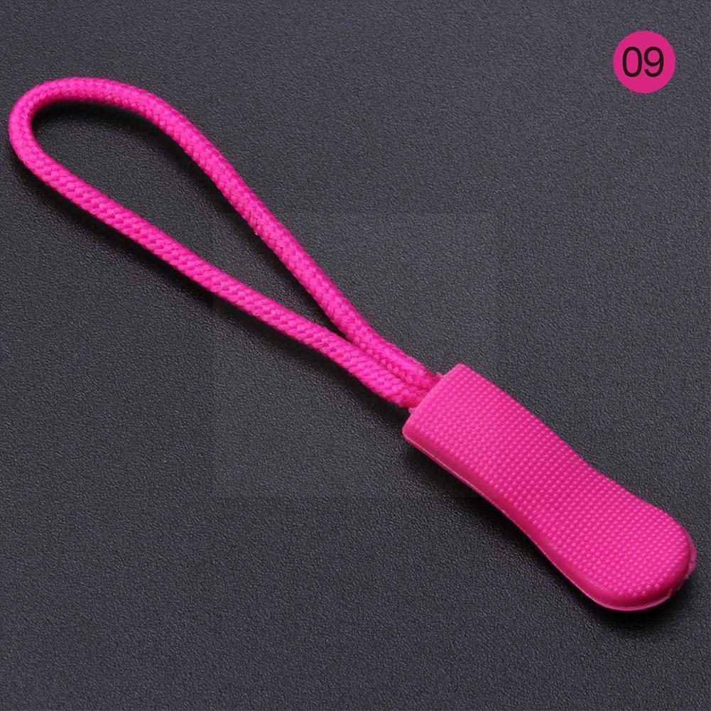 WA01 10 stks rits pull puller einde fit touw tag vervanging clip gebroken gesp fixer ritssluiting tabblad tas koffer tent rugzak TL0407 (Color : Black Dot, Size : 10pcs