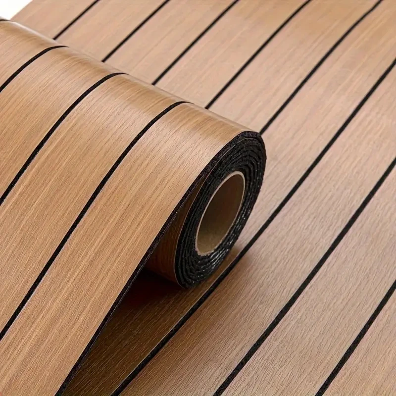 Self-Adhesive 3d Wood Grain Wall Panel Sxp Vinyl Peel and Stick Wallpaper Easy To Diy for Ceiling Living Room TV Wallpaper: WHITE