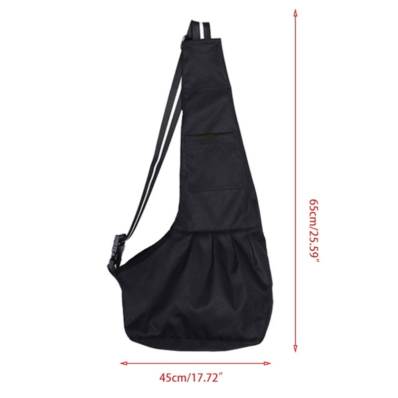 Bolsa de mensajero para mascotas pequeñas y medianas, bandolera de Manos libres con correa ajustable, bolso de hombro transpirable, Pock frontal