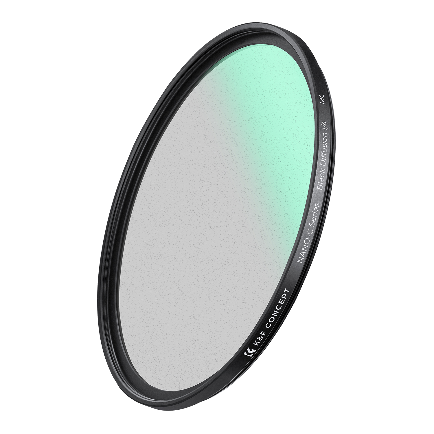 K&F CONCEPT C-Series Filtro de difusión de Niebla Negra 1 / 4 ,49mm 52mm 55mm 58mm 62mm 67mm 72mm 77mm 82mm, efectos de cine de ensueño de niebla para video / vlog / fotografía de retratos