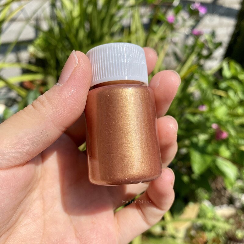 20Ml Gold Metallic Acryl Verf Waterdichte Niet Vervaagd Voor Beeldhouwwerken Coloring Diy Handgeschilderde Kleding Vloeibare Graffiti Pigmenten: Bronze 20ml