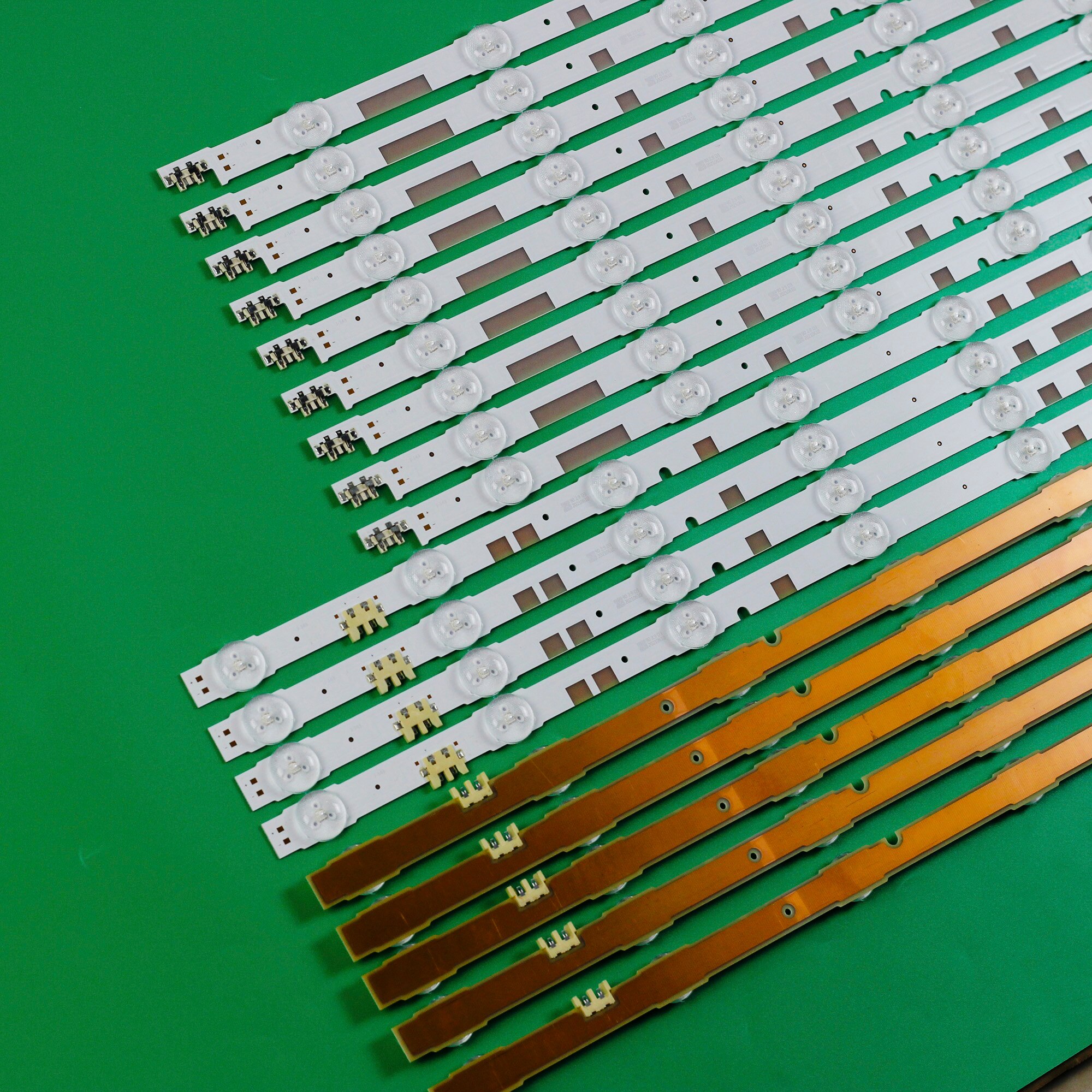 18 PCS/set LED strip for Samsung UE55JU6872 UE55JU6872U UE55JU6870 UE55JU6850 UE55JU6850U UA55JS7200J UE55JU6875 UE55JU6875U