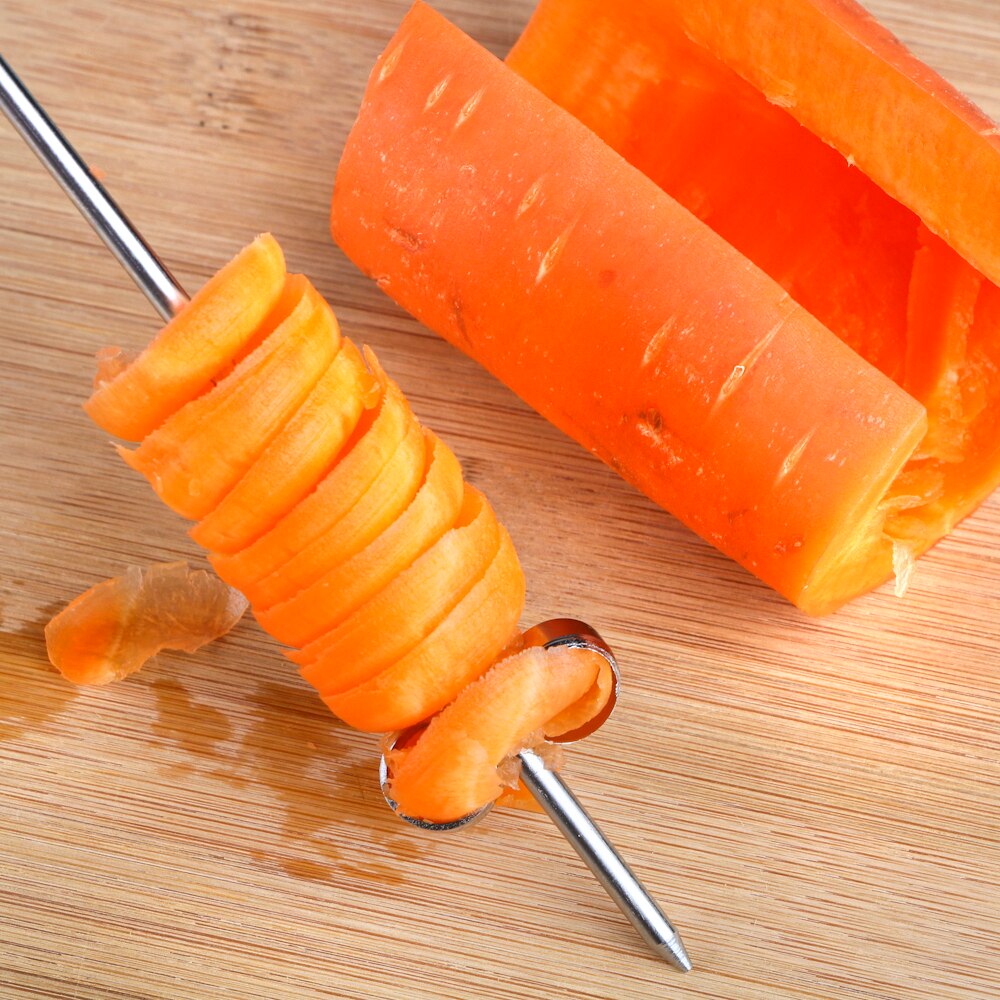Vegetable Spiral Cutter Spiral Slicer Fruit Carving Tools Cooking Tools Kitchen Tools Manual Roller Gadagets