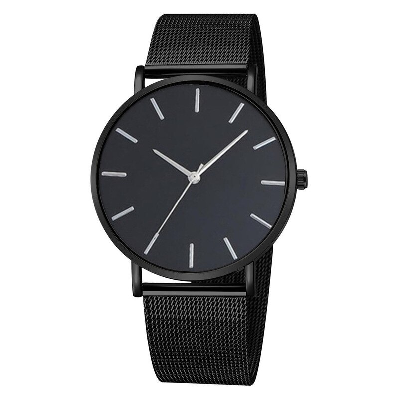 Minimalistisk ur reloj hombre ure til mænd relogio masculino montre homme man orologio uomo herre relojes para horloges mannen: Hvid nål