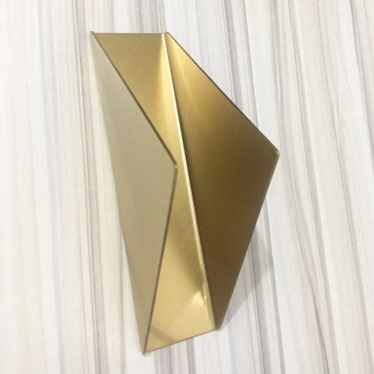 Northern European Ins Golden Triangle Stainless Steel Toilet Paper Holder Western Restaurant Cafe Hotel DiningTable Metal Napkin