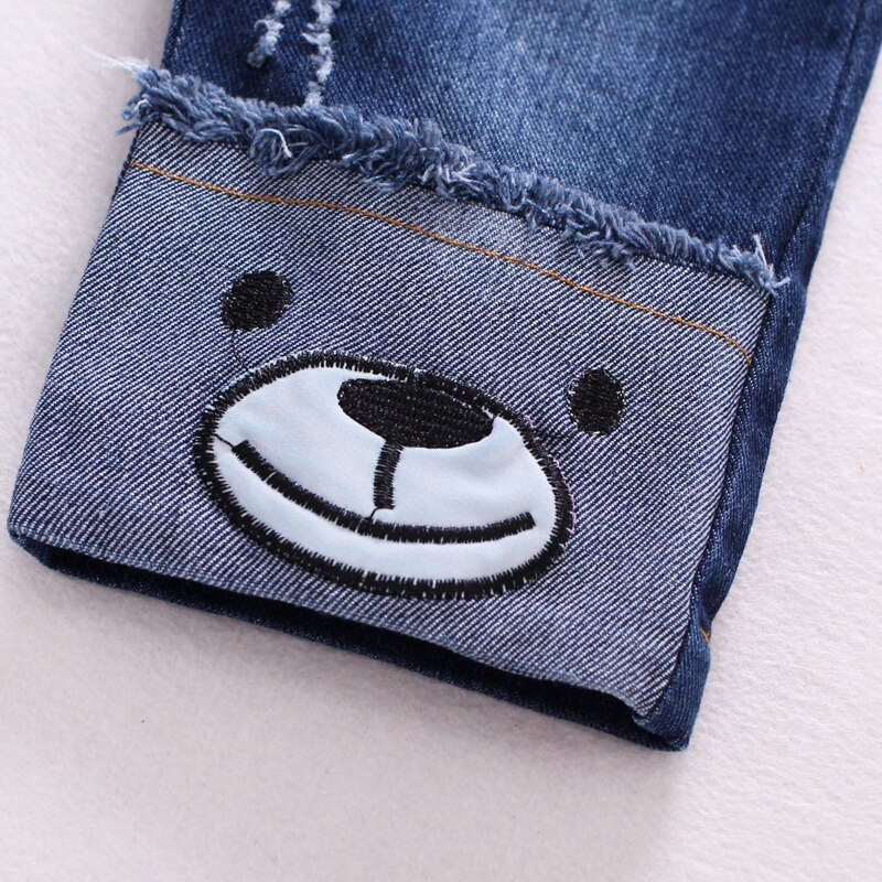 Ienens Baby Jongen Jeans Overalls Baby Cartoon Tuinbroek Peuter Lange Broek Kinderen Jongen Denim Jumpsuit Kleding Kleding Broek