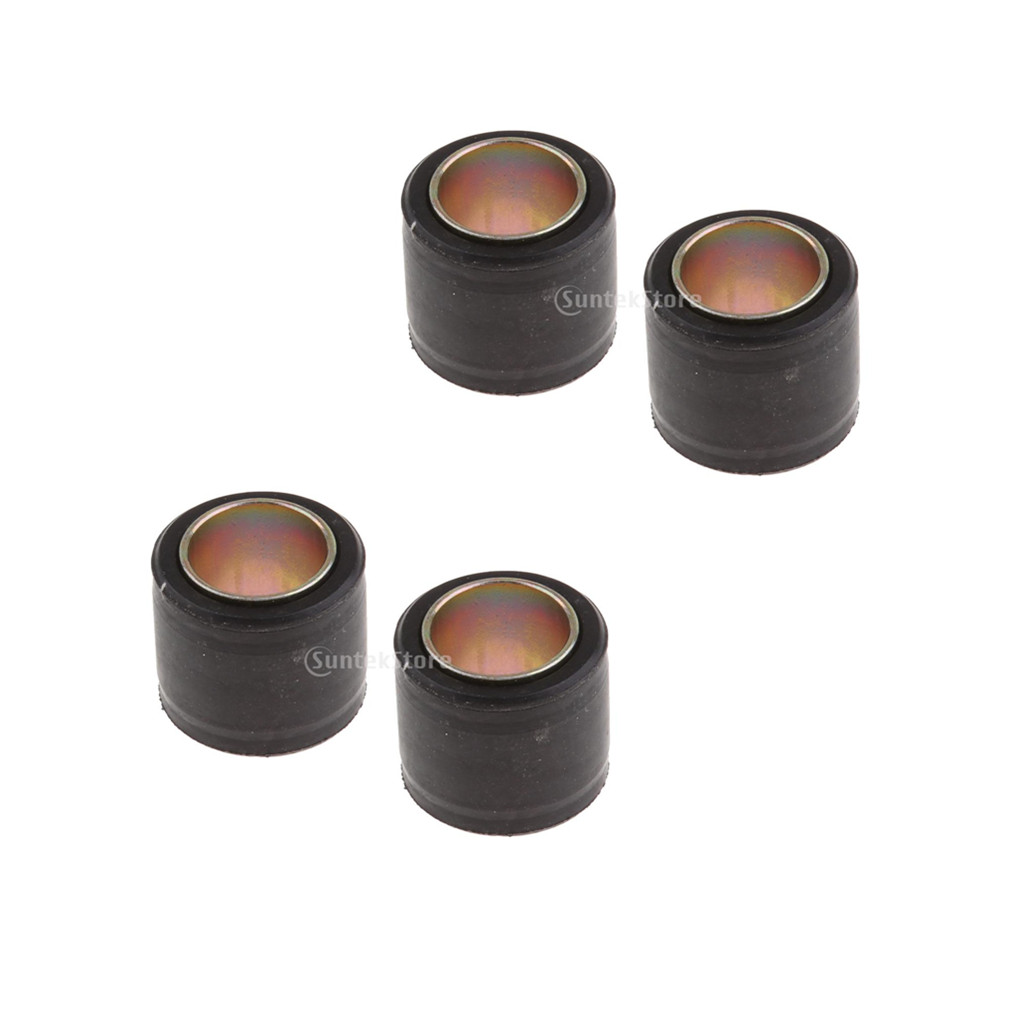 4 stk motorcykel støddæmper suspension bøsning gummibøsning 14mm