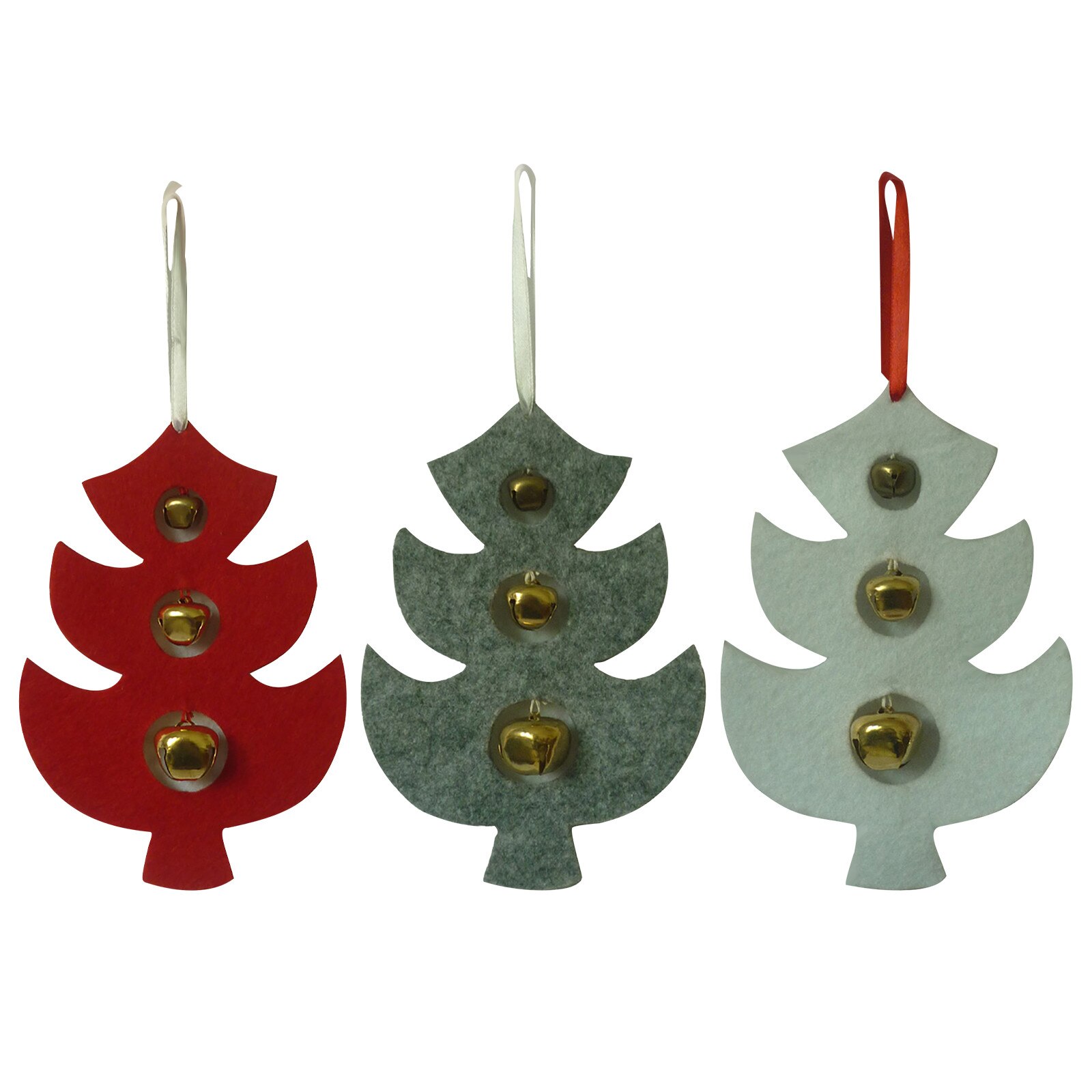 25# Christmas Ornaments With Bells Bell-shaped Ornaments Pendants Christmas Tree Hanging Ornaments And