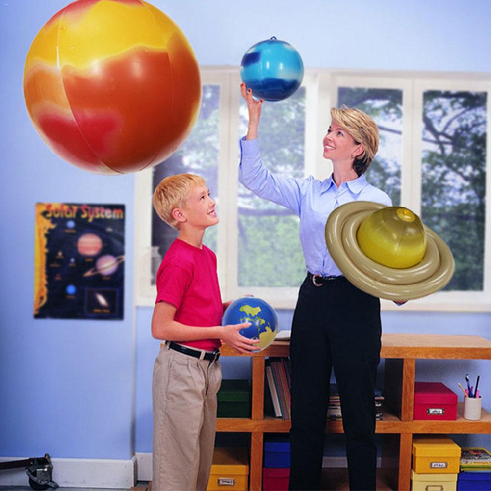 Home Decorations Inflatable Nine Planets Solar System Earth Eight Planets Teaching Charm Model Mall Pendant