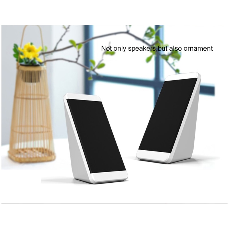 USB Wired Computer Speakers 2 Pieces PC Elevation Angle Horns For Laptop Desktop Phone Audio Speaker Multimedia Loudspeaker