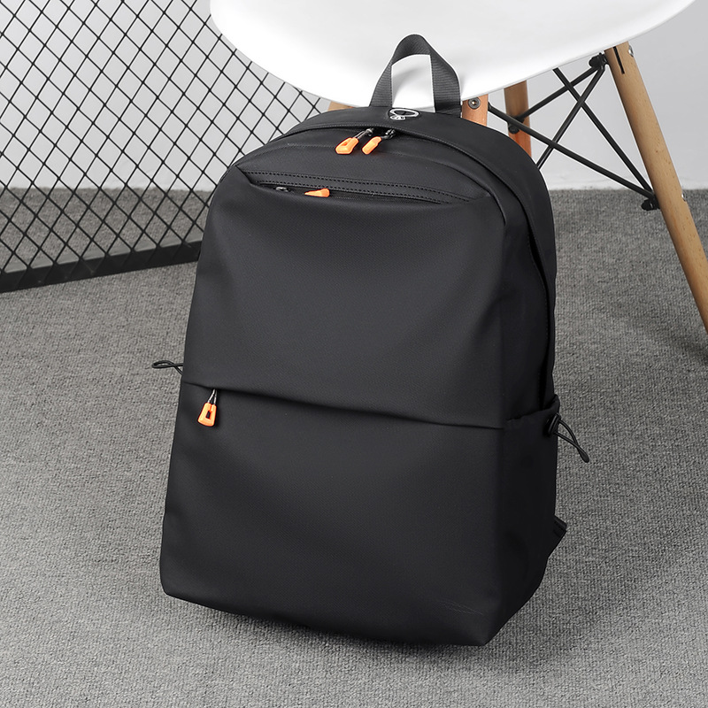 Men's and Women's Backpack Casual Laptop Backpack Student Schoolbag Men's Travel Waterproof Backpack: black
