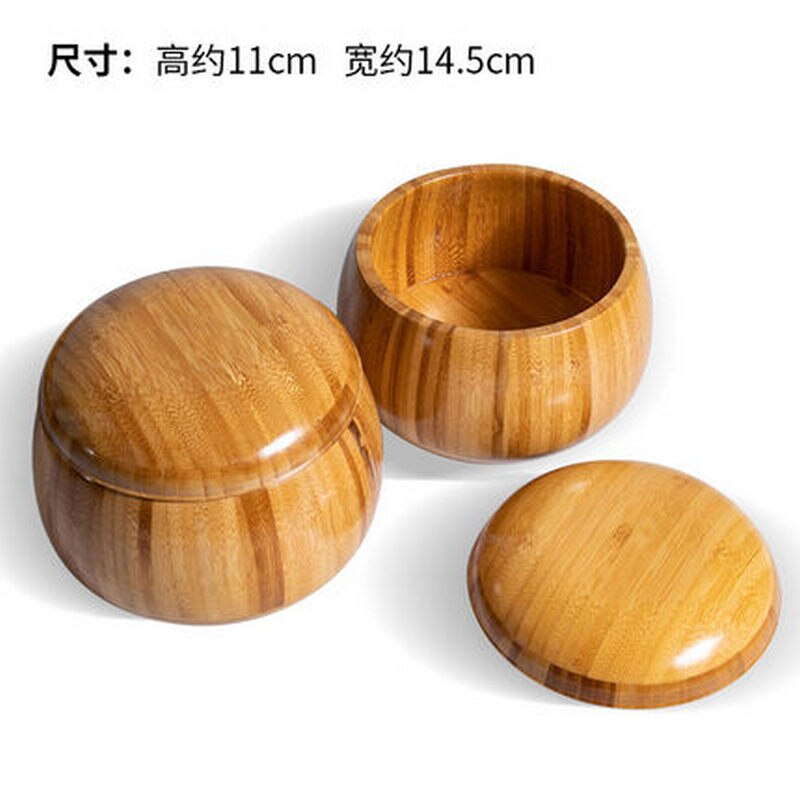Go game wooden bowls yunzi bamboo cans chess box: Bamboo box 2