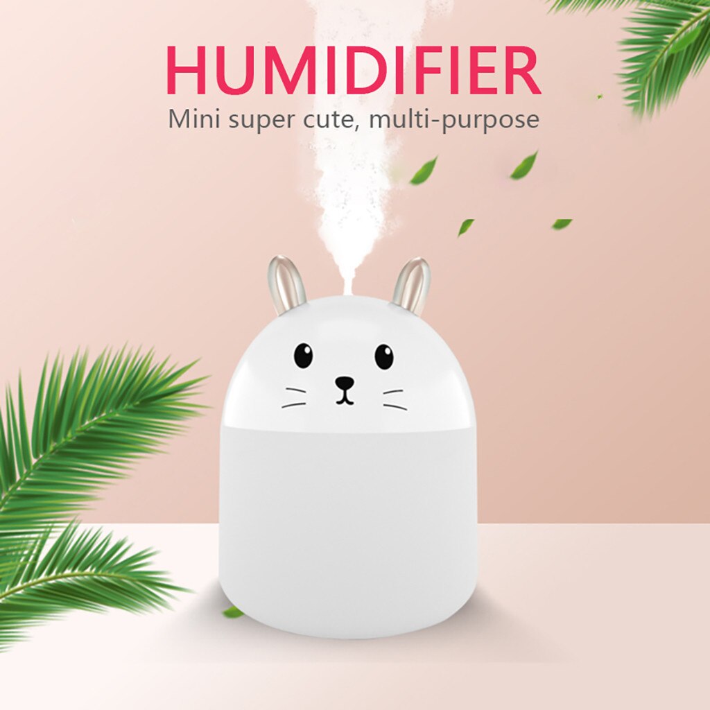 4# Large Air Diffuser Usb Capacity Small Portable Alcohol Humidifier For Home Bedroom Mini Humidifier Nawilzacz Powietrza: White 