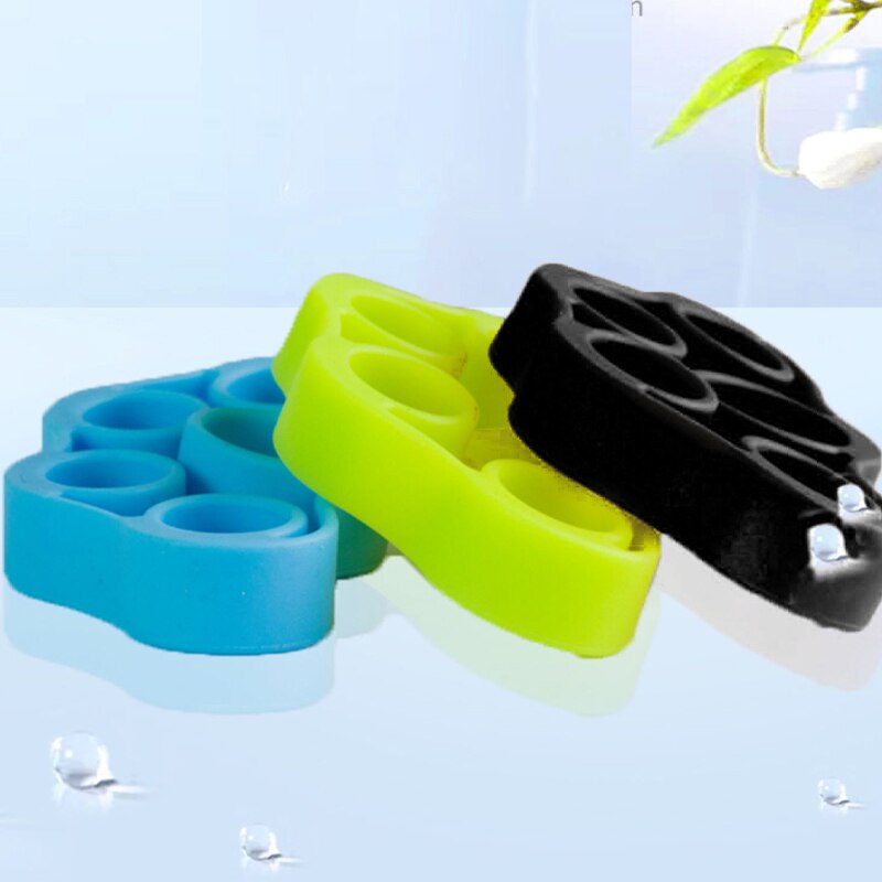 Silicone Doigt Pince Gym Main Poignée Résistance Bande Poignet Civière Élastique Cinq Doigt Expander Force Formateur Exercice