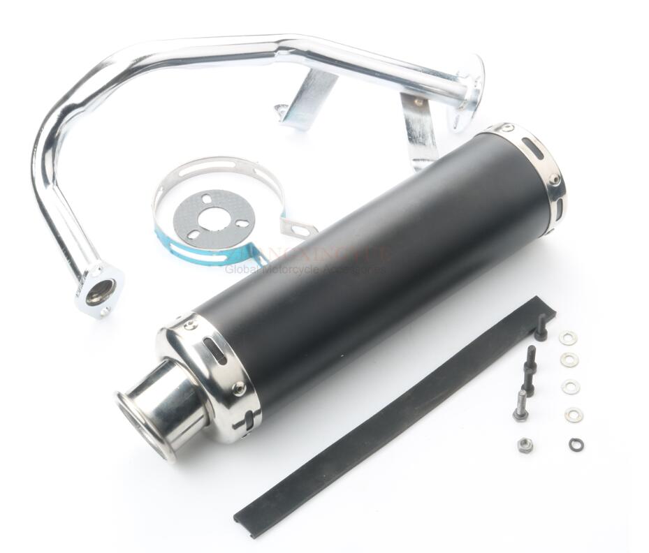 Scooter 88 X 300mm muffler exhaust pipe for ATU Level 100 50cc China GY6 139QMA 139QMB 4 stroke (ZS50QT) 4-stroke