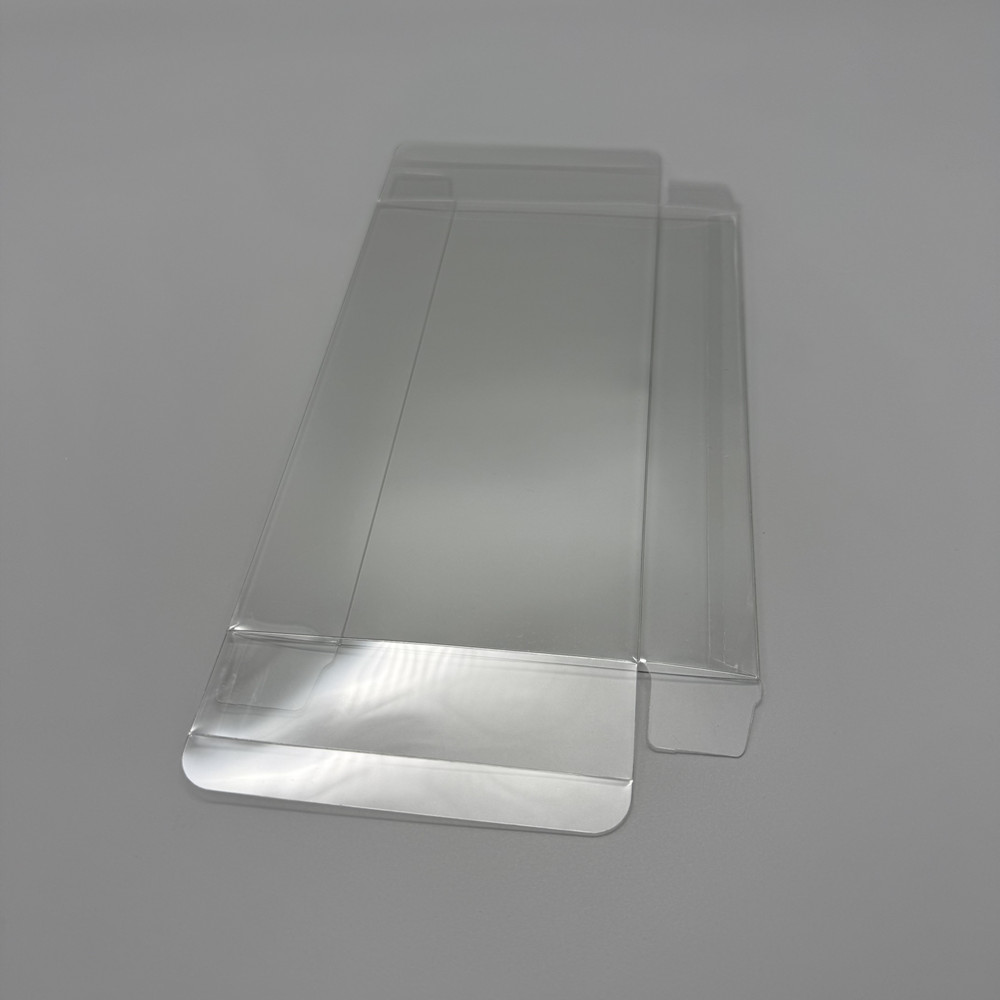 Transparent Display PET plastic cover For VHS tape cassette storage box dust prevention collections box
