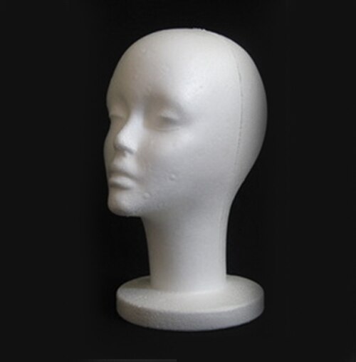 Piepschuim hoofd mannequin hoofd haar bril standaard feng shui feeëntuin miniaturen huisdecoratie accessoires knutselen