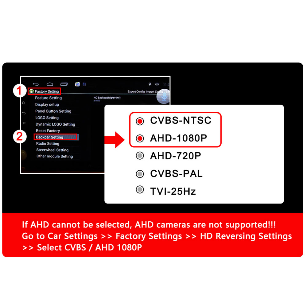 Smartour 4k ahd 1920*1080p Auto Rückfahr kamera Rückansicht HD Nachtsicht 180 "Fisheye Objektiv Auto Parken Vorderseite Aussicht Unterstützung