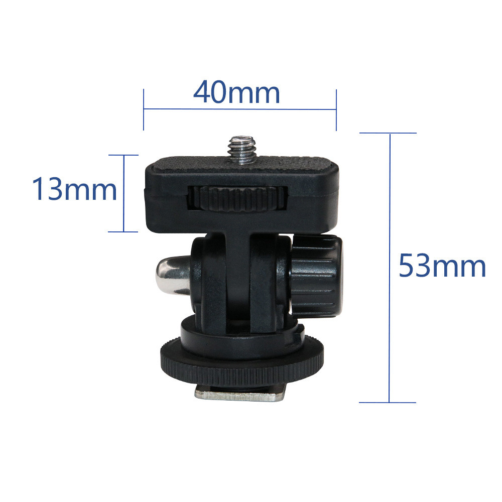 Uchwyt na gorącą stopkę aparatu Uchwyt na telefon Monitor Elastyczny adapter do statywu W Uchwyt na gorącą stopkę do iPhone Samsung Canon Nikon Sony DSLR Camera: BRĄZOWA