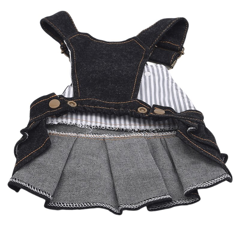 Dog Clothes Three Color Denim Skirt Fashionable Tutu Teddy Youth Beautiful Casual Pet Small Dog Cute Clothes