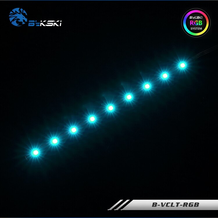 Bykski B-VCLT-RGB RGB LED Light Tape Strip voor GPU Blok 12v 4Pin