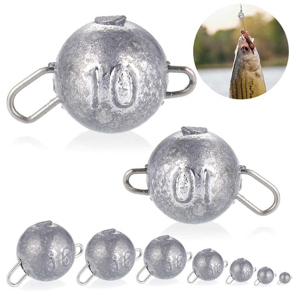 10Stck Platinen Angeln Jig Kopf Kugel Haken Verschärft 2g 4g 6g 8g 10g 12g 14g 16g 18g Tiefe Wasser Weicher Köder Köder Angelgerät