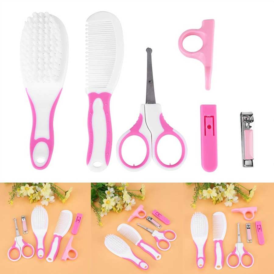 6 Stuks Gereedschap/Blauw (Optioneel) Baby Grooming Kit Voor Verpleging Baby Heath En Grooming