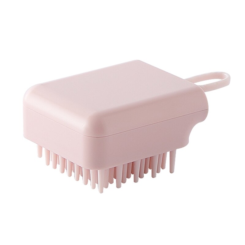 Soft Silicone Dog Bath Brush - Pet Shampoo Massage Dispenser Grooming Tool