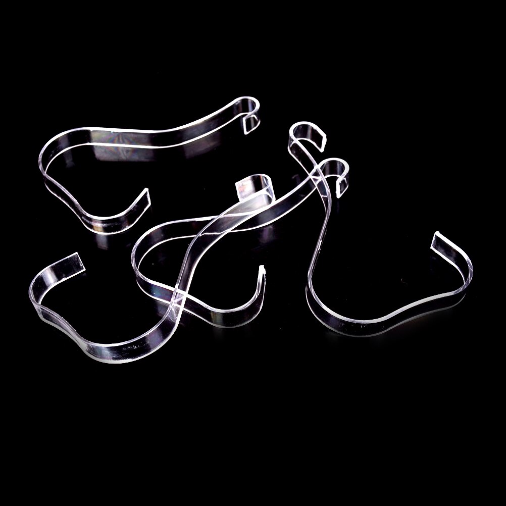 4 Stks/partij Clear Elastische Plastic Schoen Bomen Vrouwen Sandalen Show Holder Schoen Display Stand Rack