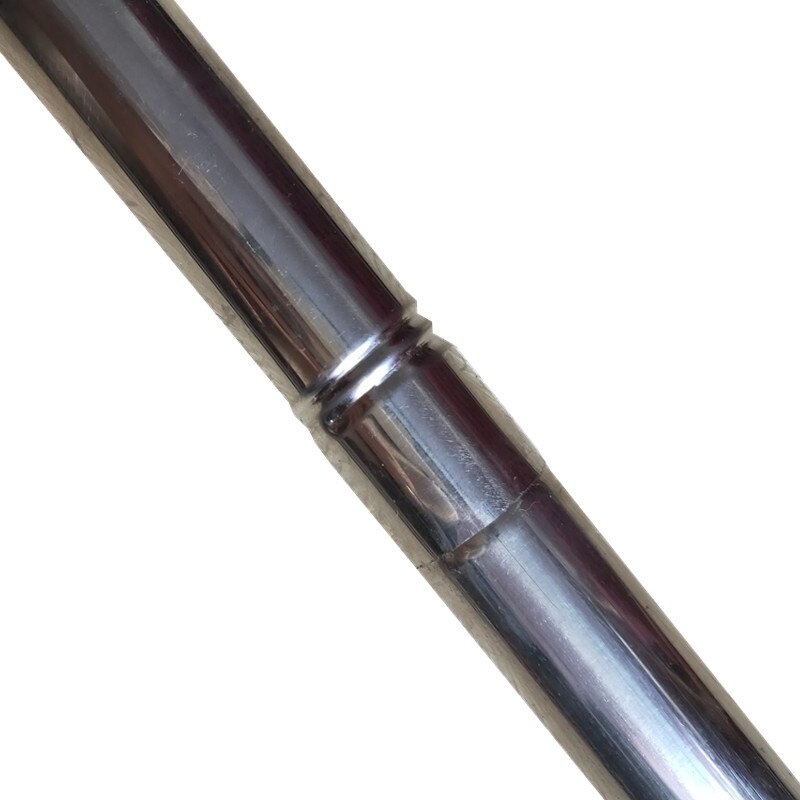 Stainless Steel Shower Curtain Curtain Rod Cross Bar Drying Rod Sub Bar Threaded Swivel Connection Length Free Splicing