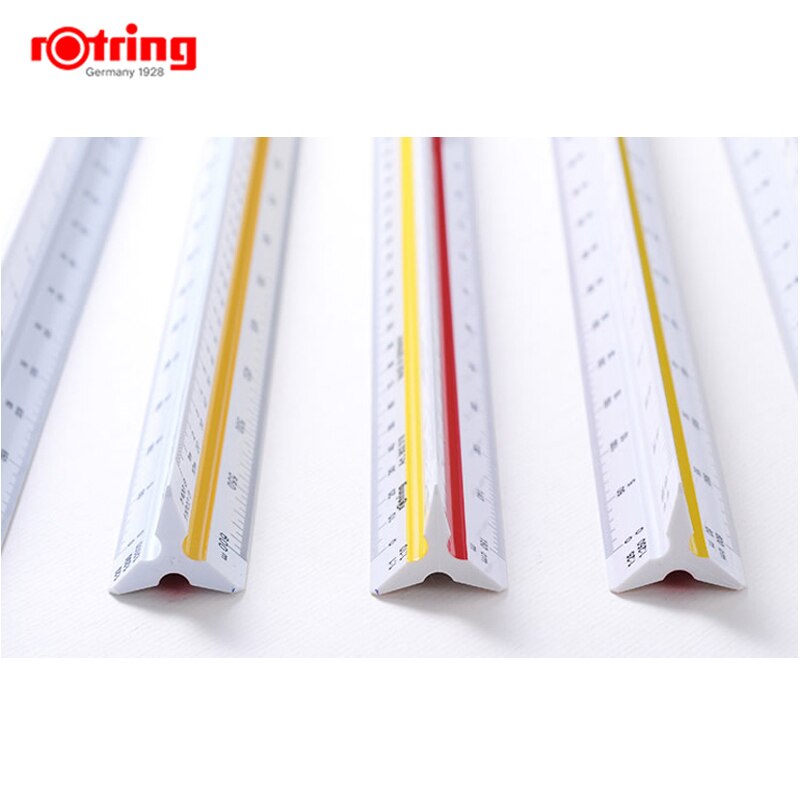 Rotring règle à échelle triangulaire 30cm, outils de dessin d'ingénierie