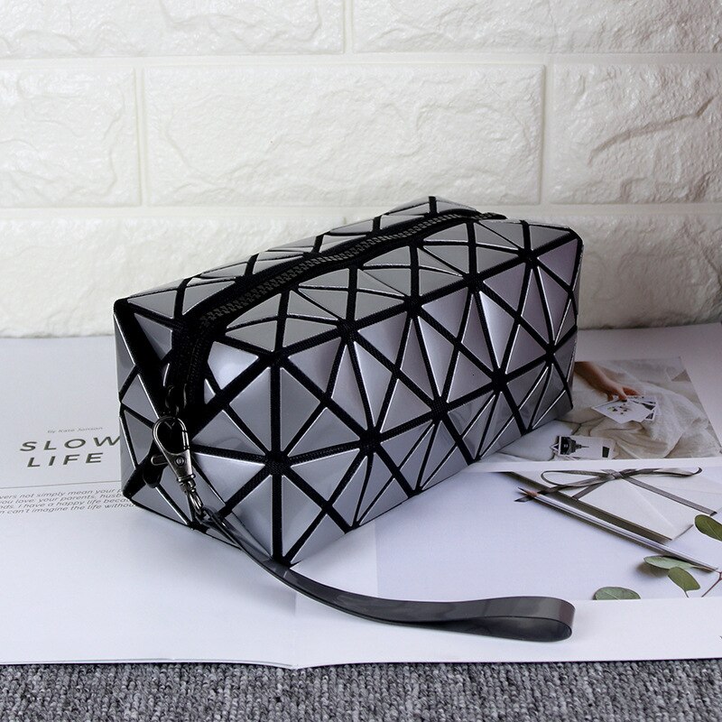 luxus Geometrische Kupplung Geldbörsen Frauen Handtaschen Große Kapazität Lange Gefaltet machen-hoch Taschen Damen Abend Klappe Tasche