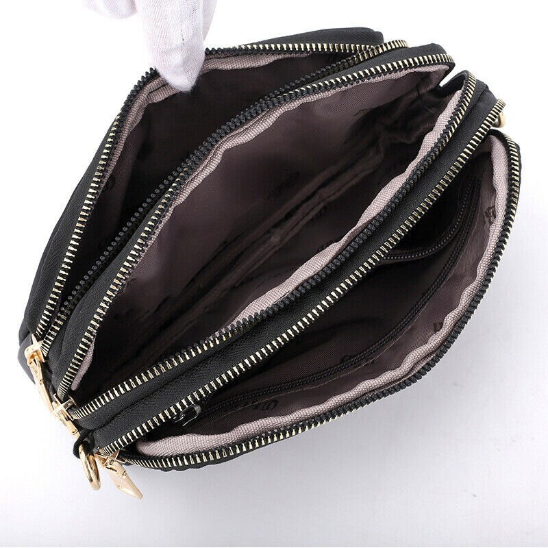 Bag Women Women Waterproof Solid Color Shoulder Bag Crossbody Nylon Messenger Small Purse Simple And Durable Bolsas