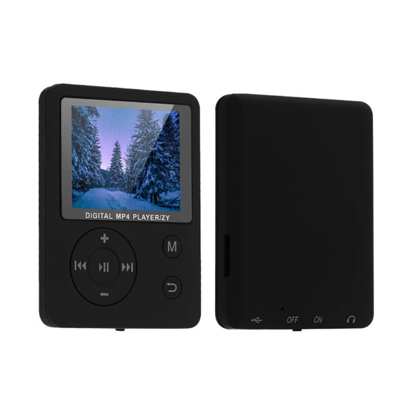 Portable 1.8" Color Screen Ultrathin MP4 Player Support 32G TF Card 13 Languages MP4 HiFi Music Video Player FM E-book Walkman